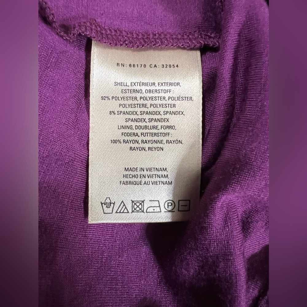Maeve Anthropologie Leila Purple Lace Dress Balloon Sleeve Size Medium - Picture 11 of 11